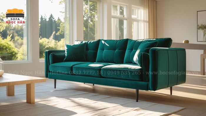 Thành quả sau khi bọc lại: Bộ sofa nhà bạn sẽ đẹp như mới, nâng tầm không gian sống.