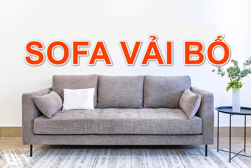 Sofa bọc vải bố - Sofa Ngọc Hân